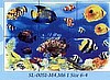 tropical sealife mural