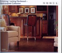 locking hardwood sculpted